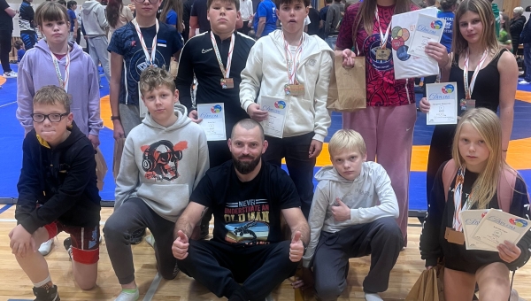 Maadlejad Võru SK / MK Pütsep. Foto: PILLE PLADO